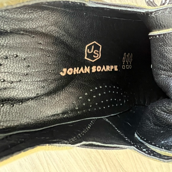 Johan Scarpa- Sage green Italian leather Women’s Platform size 7 NEW European - Picture 4 of 5